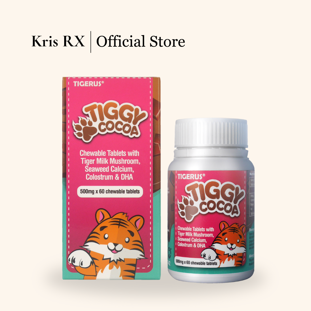 TIGGY COCOA 虎乳芝钙片Chewable Tablets(可可口味)80‘s