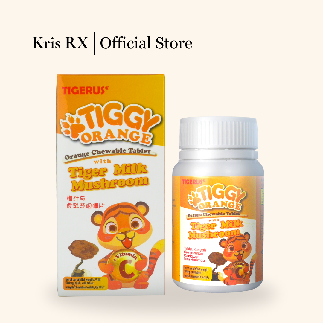 TIGGY ORANGE 虎乳芝维他命C橙味咀嚼片 Chewable Tablets 80‘s