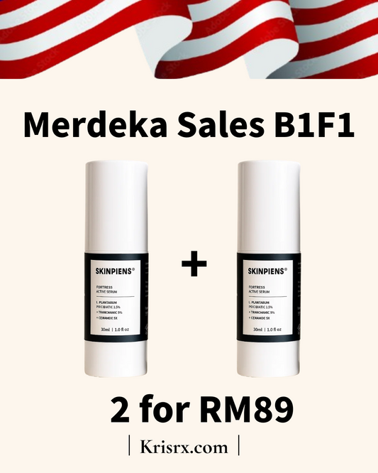【Merdeka Sales B1F1】Fortress Active Serum 益菌美白精华乳 30ml