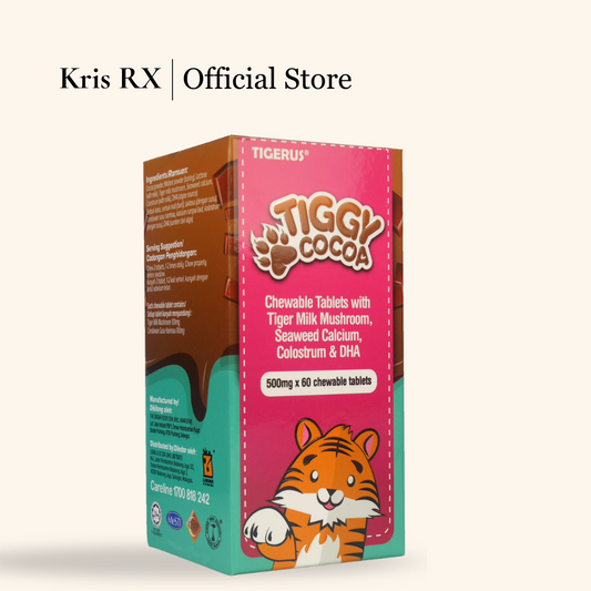 TIGGY COCOA 虎乳芝钙片Chewable Tablets（可可口味）80‘s