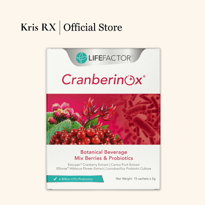 Cranberinox® 蔓越莓洛神花草本饮 15‘s