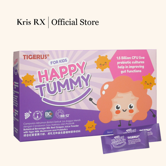 Happy Tummy 虎乳芝益菌（葡萄口味）20‘s｜小孩益菌