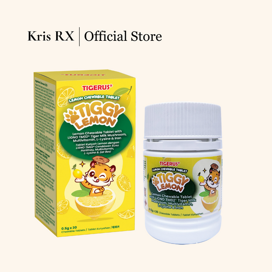 TIGGY Lemon 虎乳芝+Multivitamin Chewable Tablets（补充Vitamin改善挑食）30‘s