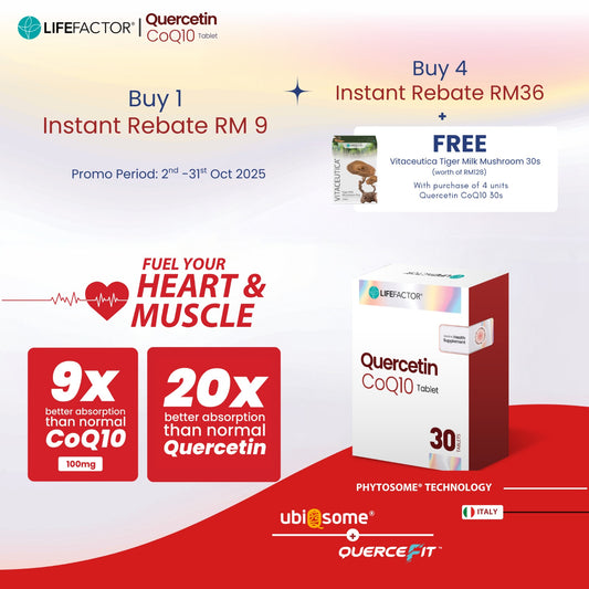 【10.10】Life Factor Quercetin Q10 Promo Set